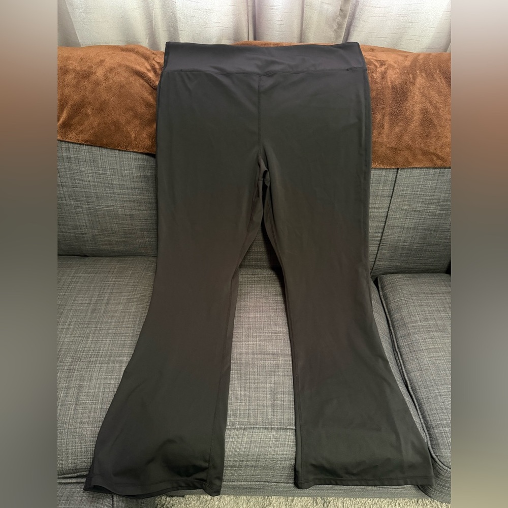 Disney Black Flared Yoga Pants